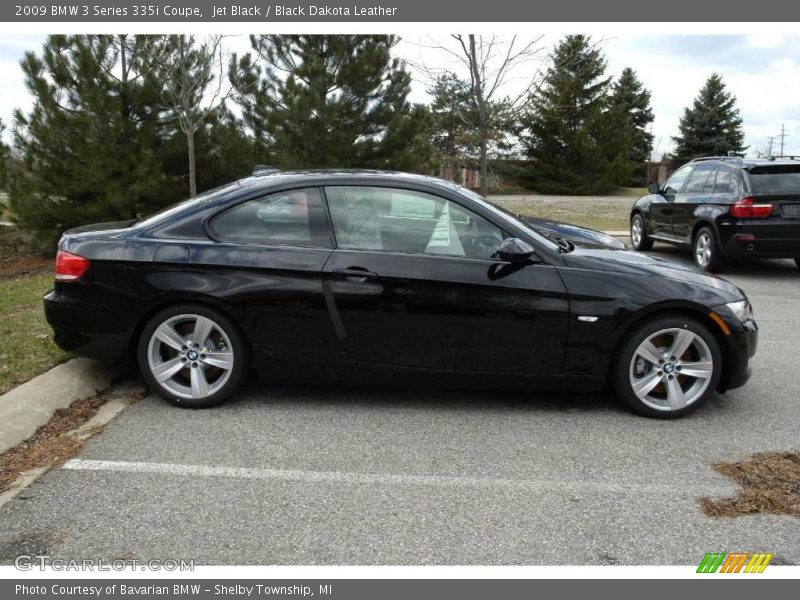Jet Black / Black Dakota Leather 2009 BMW 3 Series 335i Coupe
