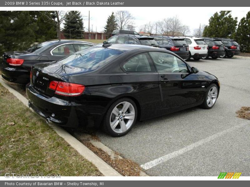 Jet Black / Black Dakota Leather 2009 BMW 3 Series 335i Coupe