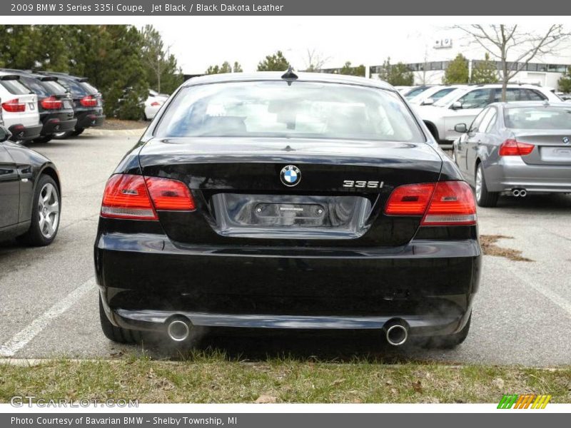 Jet Black / Black Dakota Leather 2009 BMW 3 Series 335i Coupe