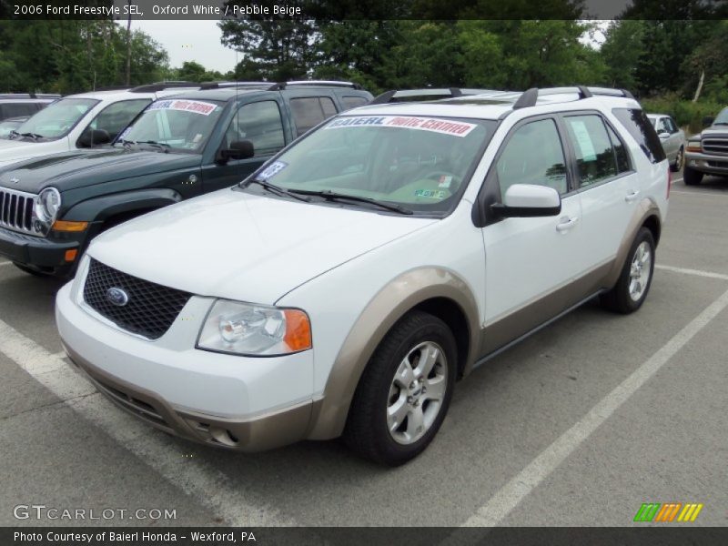 Oxford White / Pebble Beige 2006 Ford Freestyle SEL