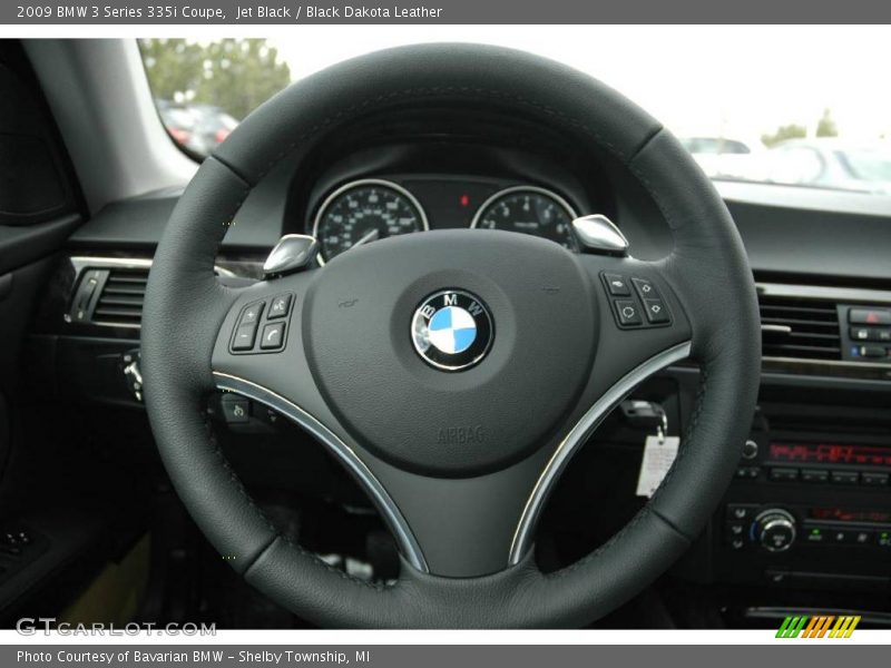 Jet Black / Black Dakota Leather 2009 BMW 3 Series 335i Coupe