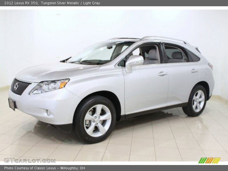 Tungsten Silver Metallic / Light Gray 2012 Lexus RX 350