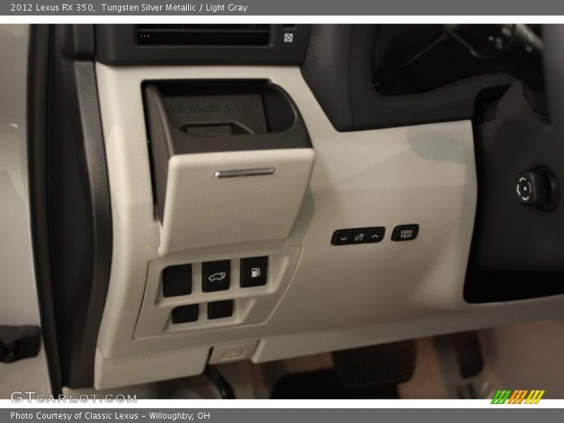 Tungsten Silver Metallic / Light Gray 2012 Lexus RX 350