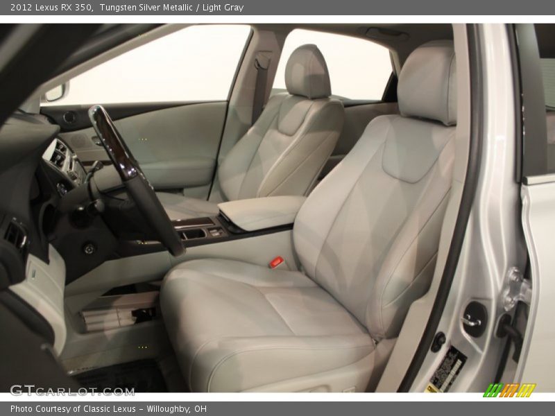  2012 RX 350 Light Gray Interior