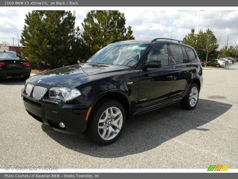 Jet Black / Black 2009 BMW X3 xDrive30i