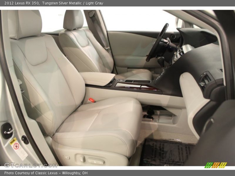 Front Seat of 2012 RX 350