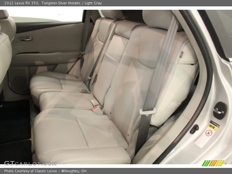 Tungsten Silver Metallic / Light Gray 2012 Lexus RX 350