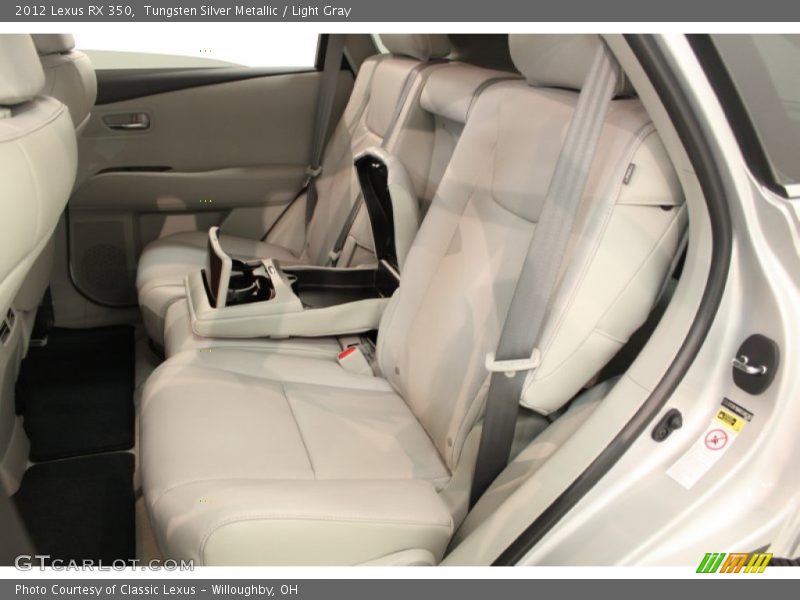 Rear Seat of 2012 RX 350