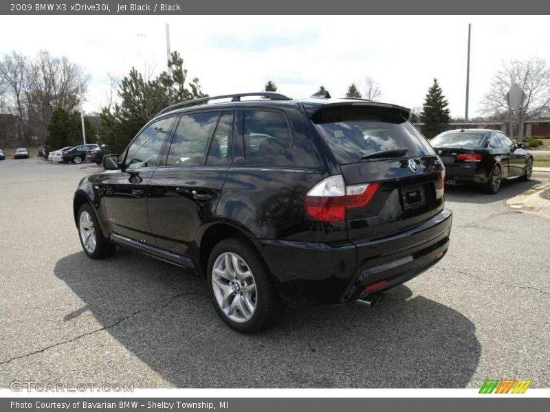 Jet Black / Black 2009 BMW X3 xDrive30i