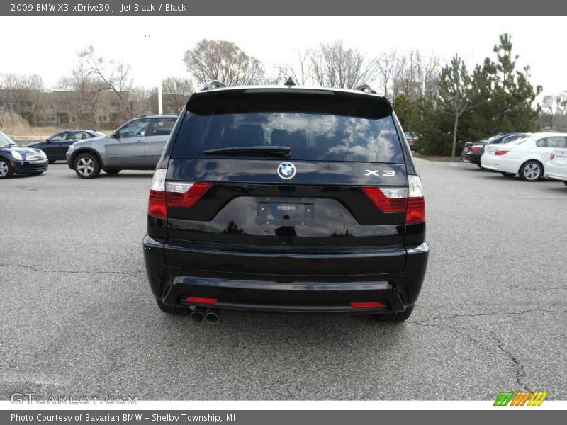 Jet Black / Black 2009 BMW X3 xDrive30i