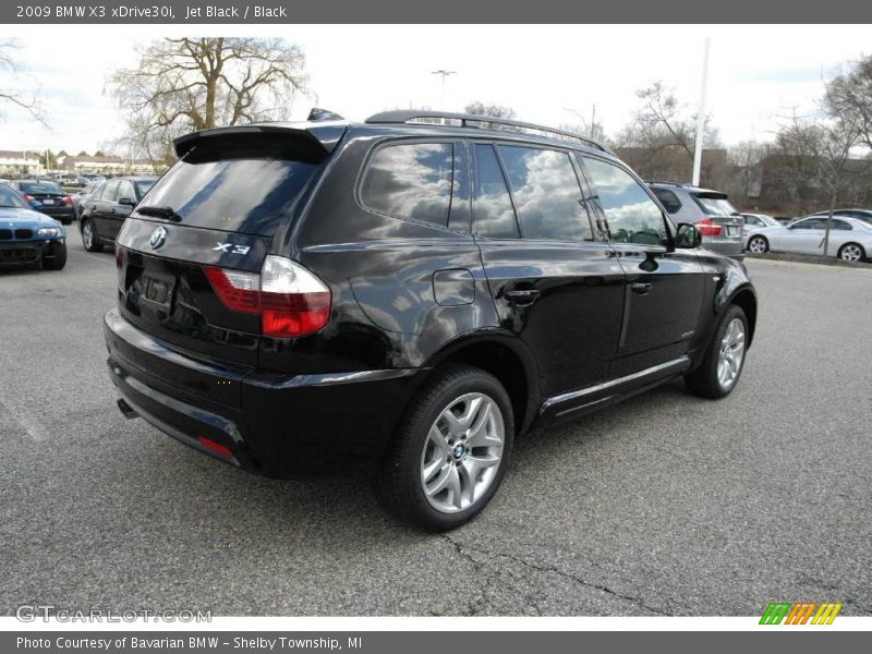 Jet Black / Black 2009 BMW X3 xDrive30i
