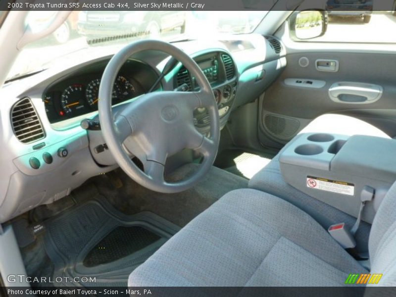 Silver Sky Metallic / Gray 2002 Toyota Tundra SR5 Access Cab 4x4