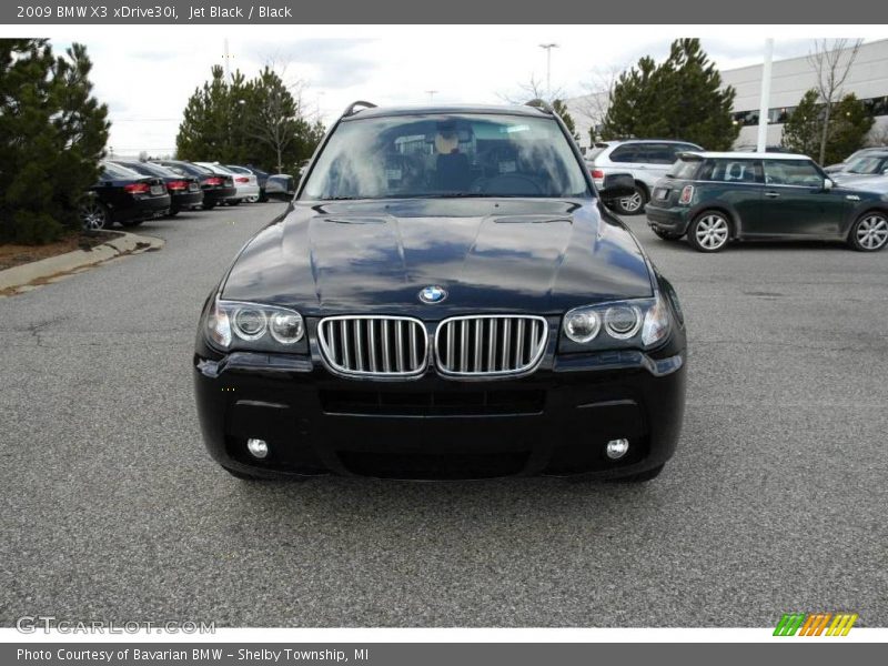 Jet Black / Black 2009 BMW X3 xDrive30i