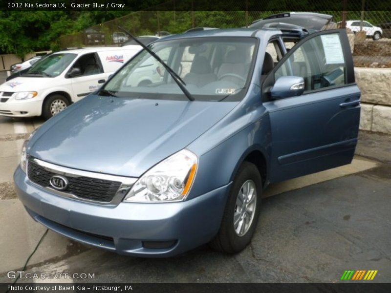 Glacier Blue / Gray 2012 Kia Sedona LX