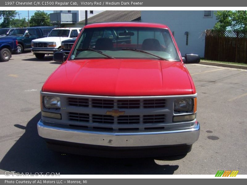 Victory Red / Medium Dark Pewter 1997 Chevrolet C/K C1500 Regular Cab