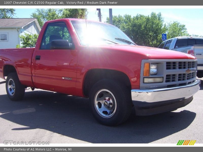 Victory Red / Medium Dark Pewter 1997 Chevrolet C/K C1500 Regular Cab