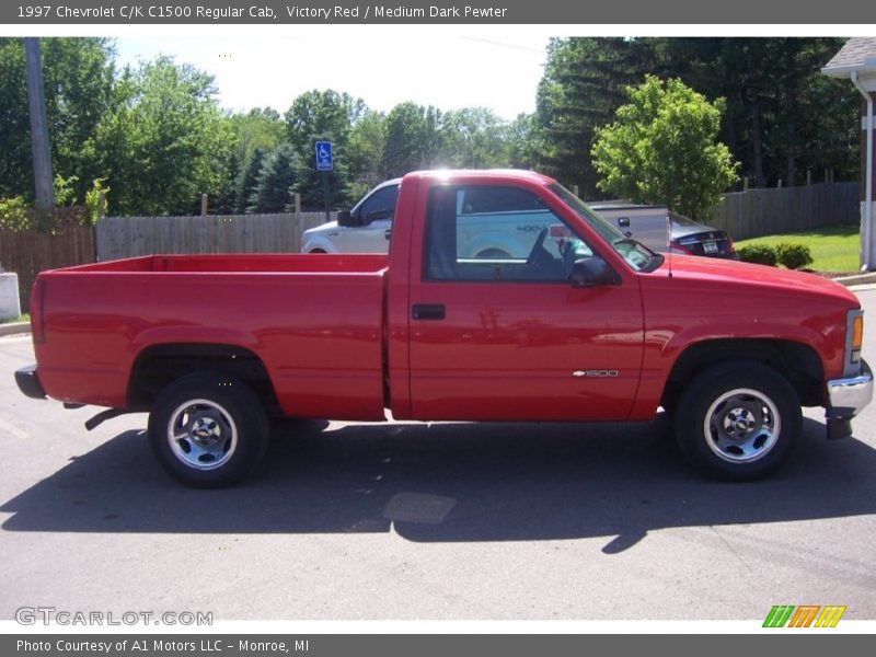 Victory Red / Medium Dark Pewter 1997 Chevrolet C/K C1500 Regular Cab