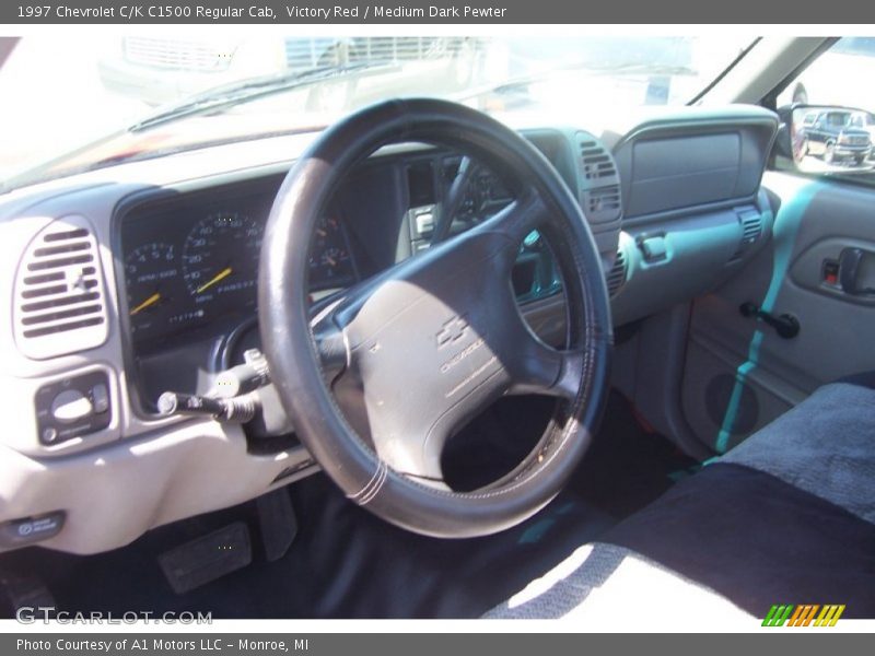 Victory Red / Medium Dark Pewter 1997 Chevrolet C/K C1500 Regular Cab