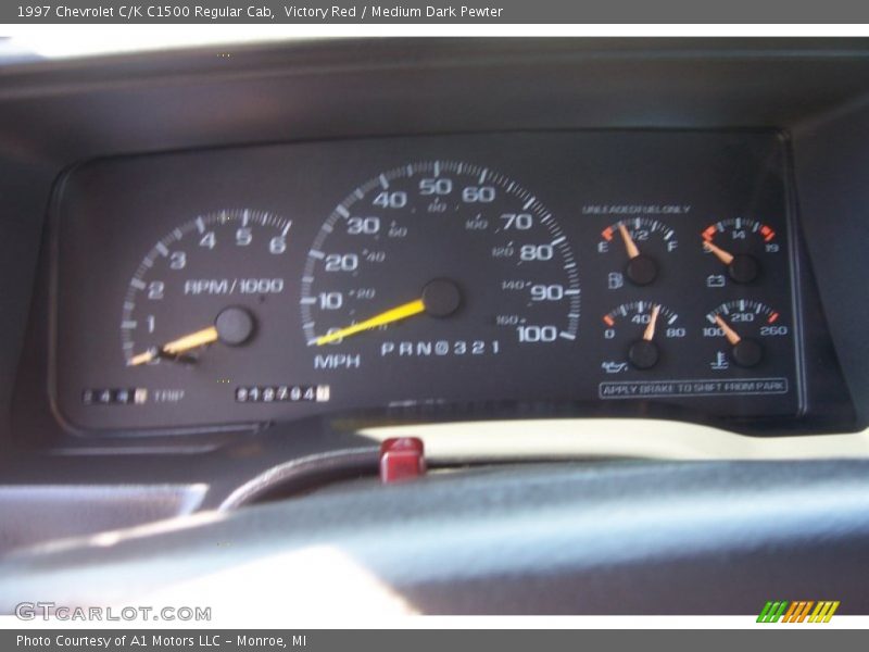 Victory Red / Medium Dark Pewter 1997 Chevrolet C/K C1500 Regular Cab