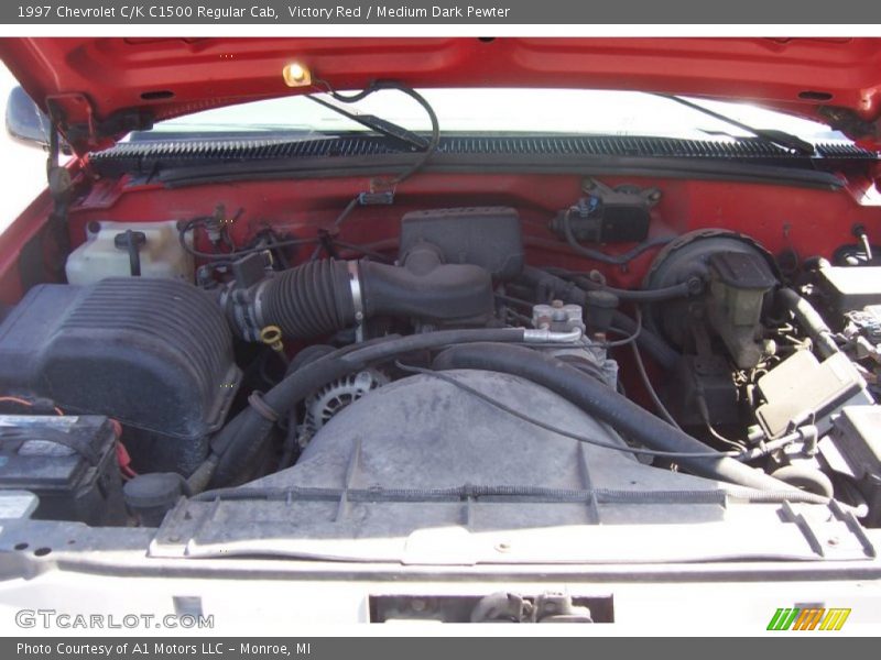 Victory Red / Medium Dark Pewter 1997 Chevrolet C/K C1500 Regular Cab