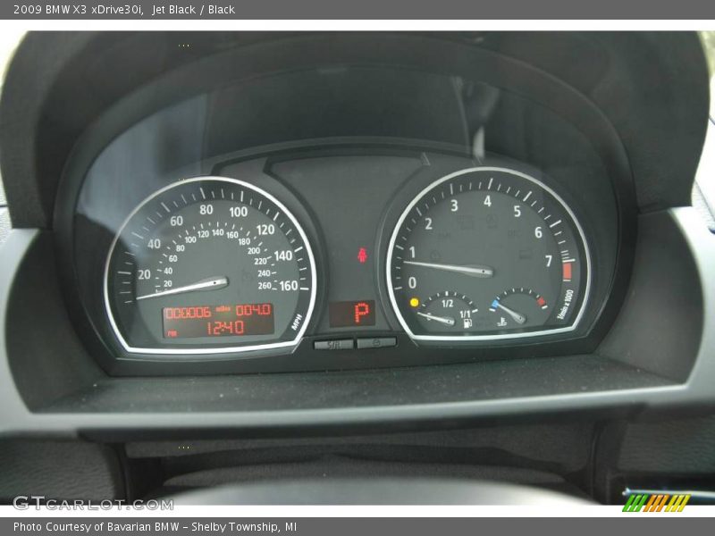 Jet Black / Black 2009 BMW X3 xDrive30i