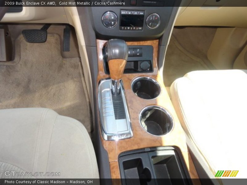 Gold Mist Metallic / Cocoa/Cashmere 2009 Buick Enclave CX AWD
