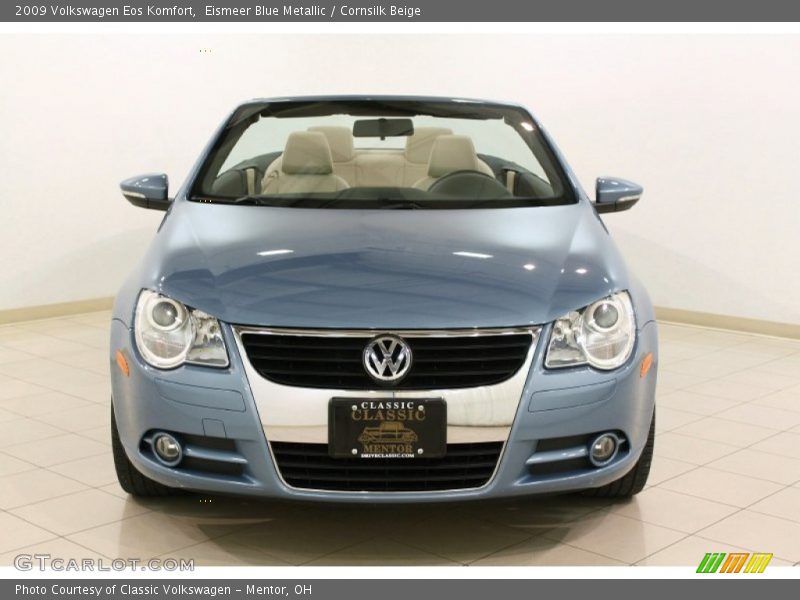 Eismeer Blue Metallic / Cornsilk Beige 2009 Volkswagen Eos Komfort
