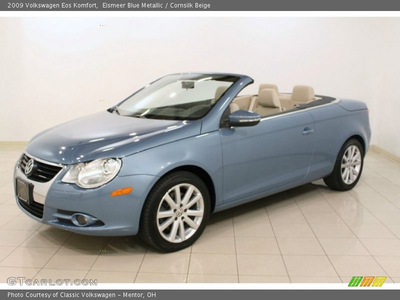 Eismeer Blue Metallic / Cornsilk Beige 2009 Volkswagen Eos Komfort