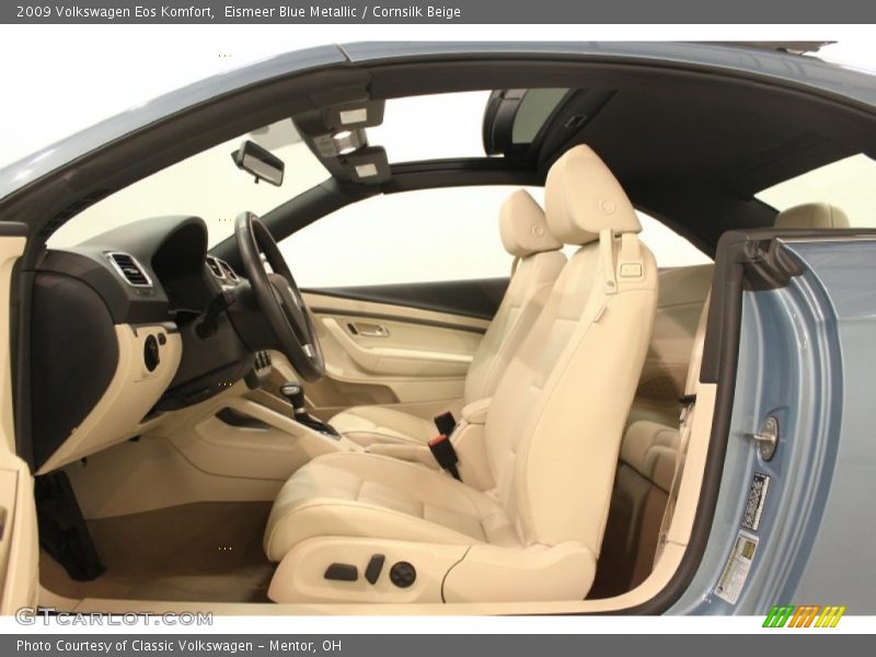 Eismeer Blue Metallic / Cornsilk Beige 2009 Volkswagen Eos Komfort
