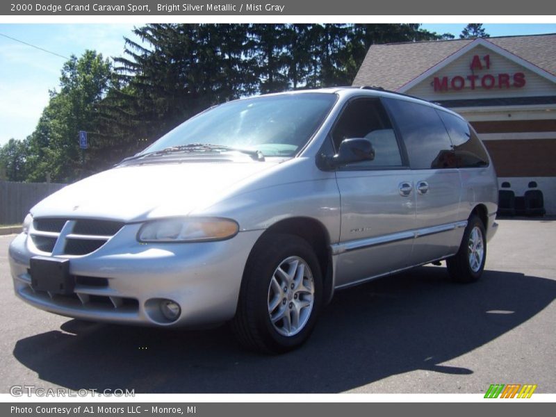 Bright Silver Metallic / Mist Gray 2000 Dodge Grand Caravan Sport