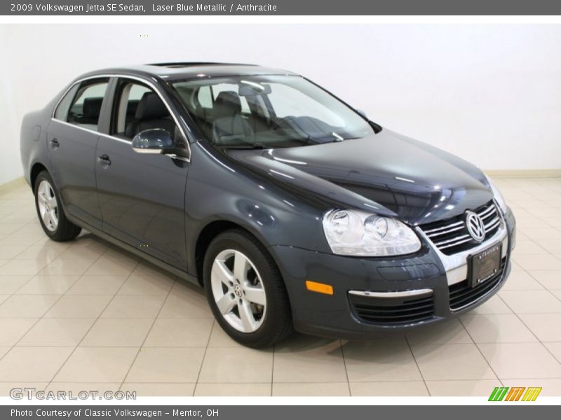 Laser Blue Metallic / Anthracite 2009 Volkswagen Jetta SE Sedan