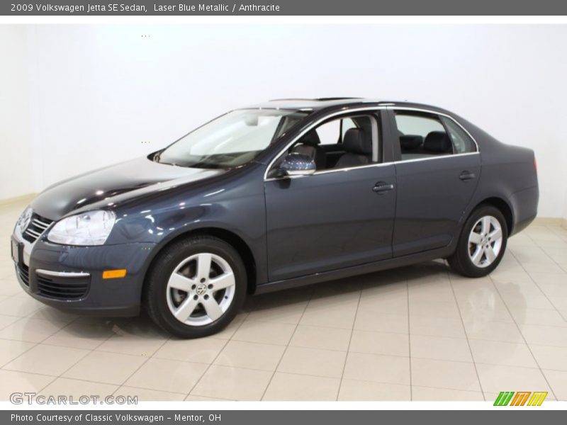 Laser Blue Metallic / Anthracite 2009 Volkswagen Jetta SE Sedan