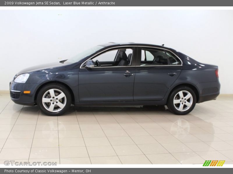 Laser Blue Metallic / Anthracite 2009 Volkswagen Jetta SE Sedan