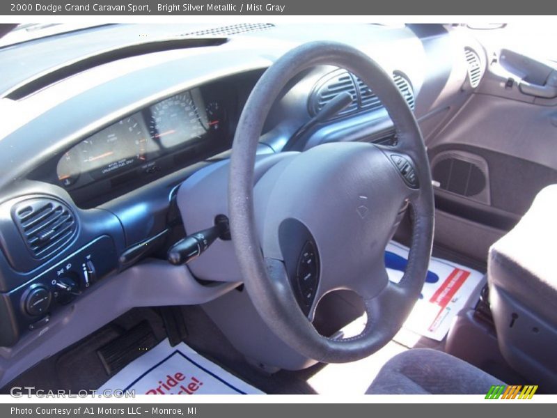 Bright Silver Metallic / Mist Gray 2000 Dodge Grand Caravan Sport