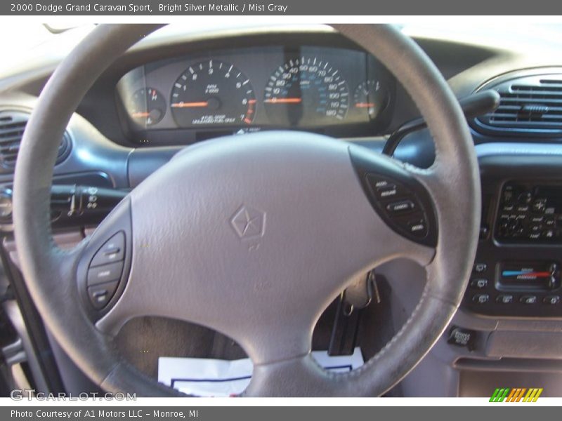 Bright Silver Metallic / Mist Gray 2000 Dodge Grand Caravan Sport