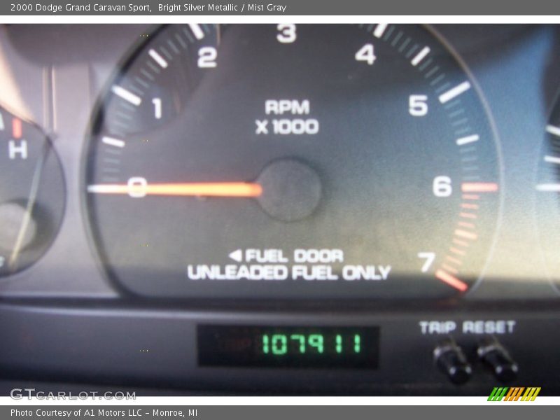 Bright Silver Metallic / Mist Gray 2000 Dodge Grand Caravan Sport