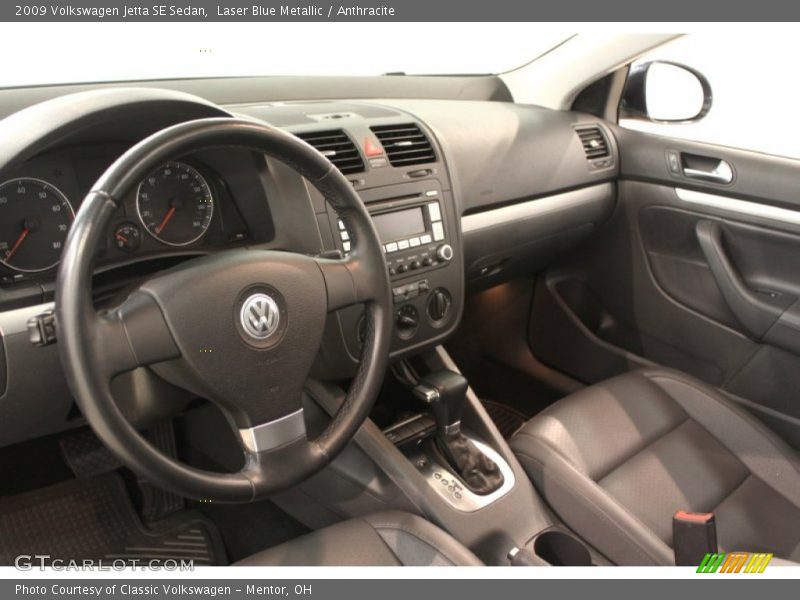 Laser Blue Metallic / Anthracite 2009 Volkswagen Jetta SE Sedan