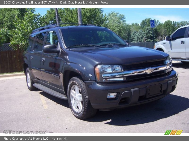 Dark Gray Metallic / Medium Pewter 2003 Chevrolet TrailBlazer EXT LT 4x4