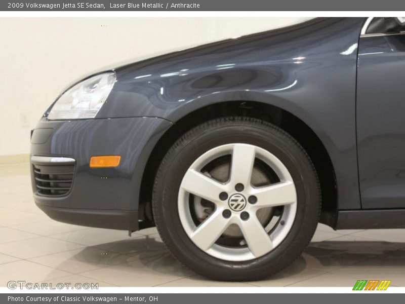 Laser Blue Metallic / Anthracite 2009 Volkswagen Jetta SE Sedan