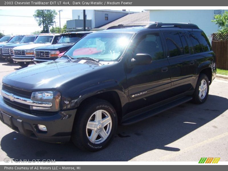 Dark Gray Metallic / Medium Pewter 2003 Chevrolet TrailBlazer EXT LT 4x4