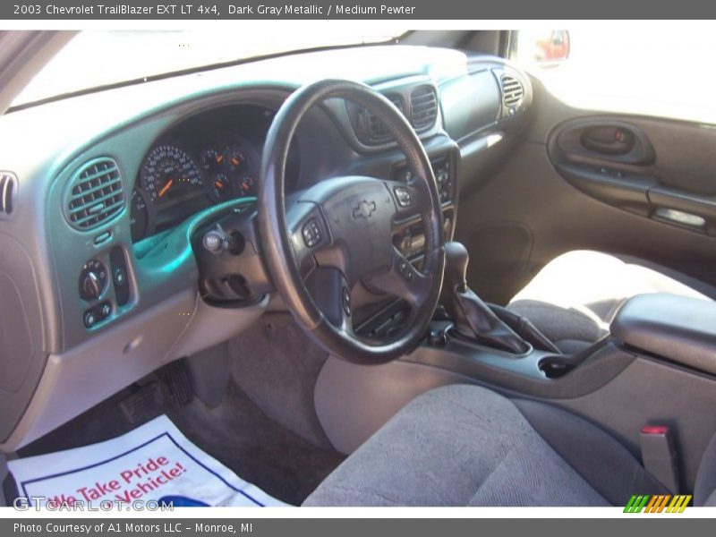 Dark Gray Metallic / Medium Pewter 2003 Chevrolet TrailBlazer EXT LT 4x4