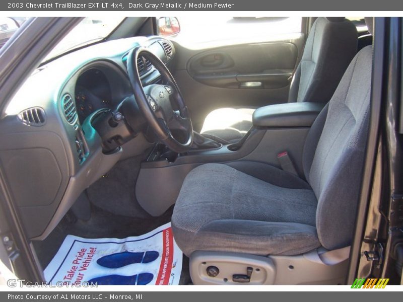 Dark Gray Metallic / Medium Pewter 2003 Chevrolet TrailBlazer EXT LT 4x4