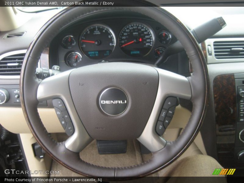 Carbon Black Metallic / Ebony 2011 GMC Yukon Denali AWD