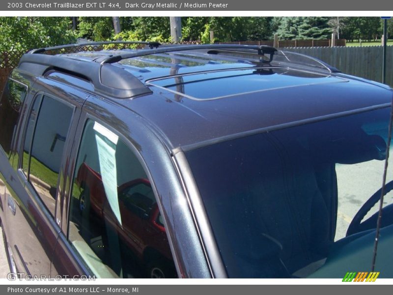 Dark Gray Metallic / Medium Pewter 2003 Chevrolet TrailBlazer EXT LT 4x4