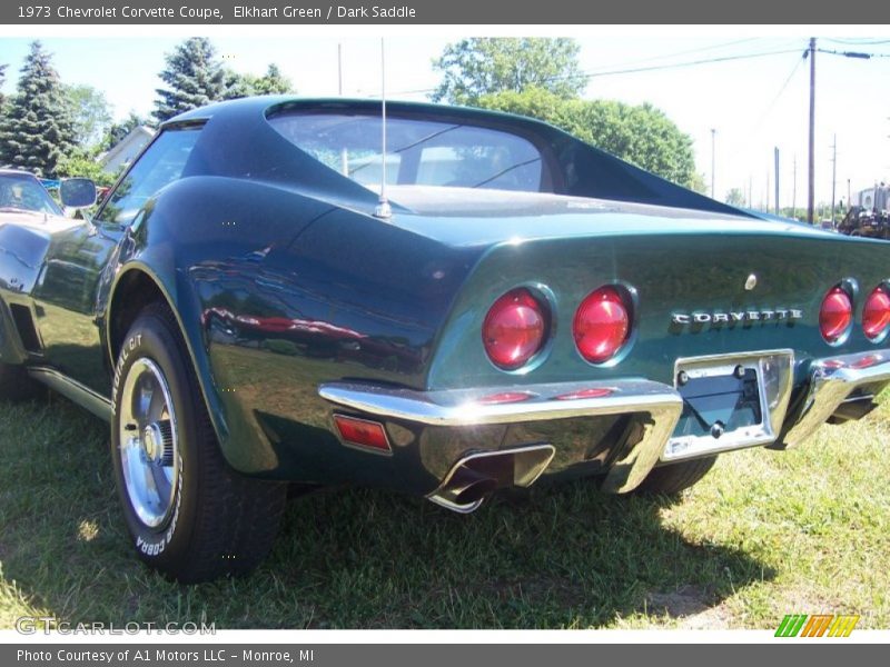 Elkhart Green / Dark Saddle 1973 Chevrolet Corvette Coupe