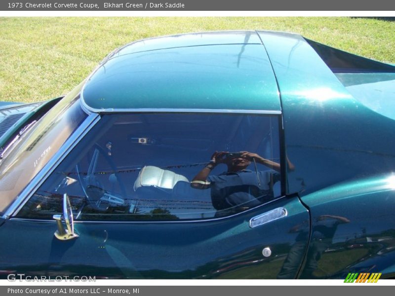 Elkhart Green / Dark Saddle 1973 Chevrolet Corvette Coupe