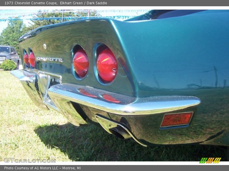 Elkhart Green / Dark Saddle 1973 Chevrolet Corvette Coupe