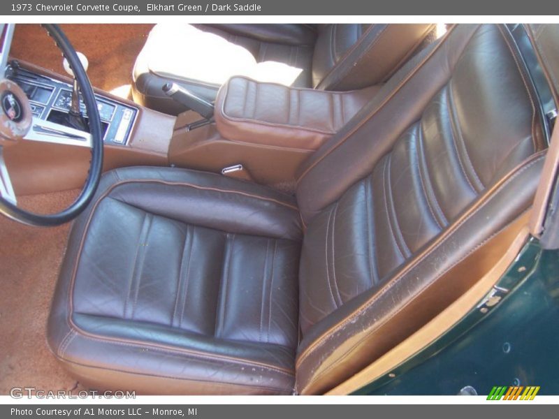  1973 Corvette Coupe Dark Saddle Interior