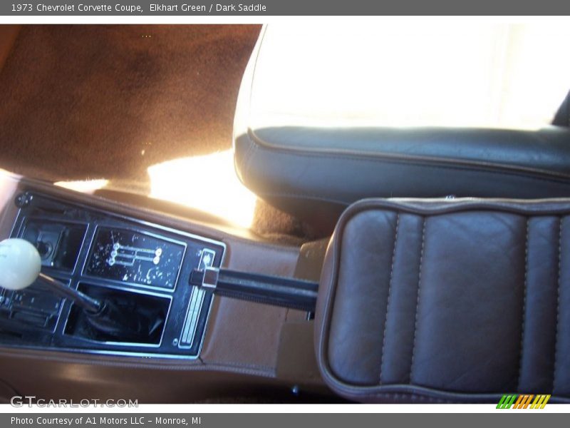Elkhart Green / Dark Saddle 1973 Chevrolet Corvette Coupe