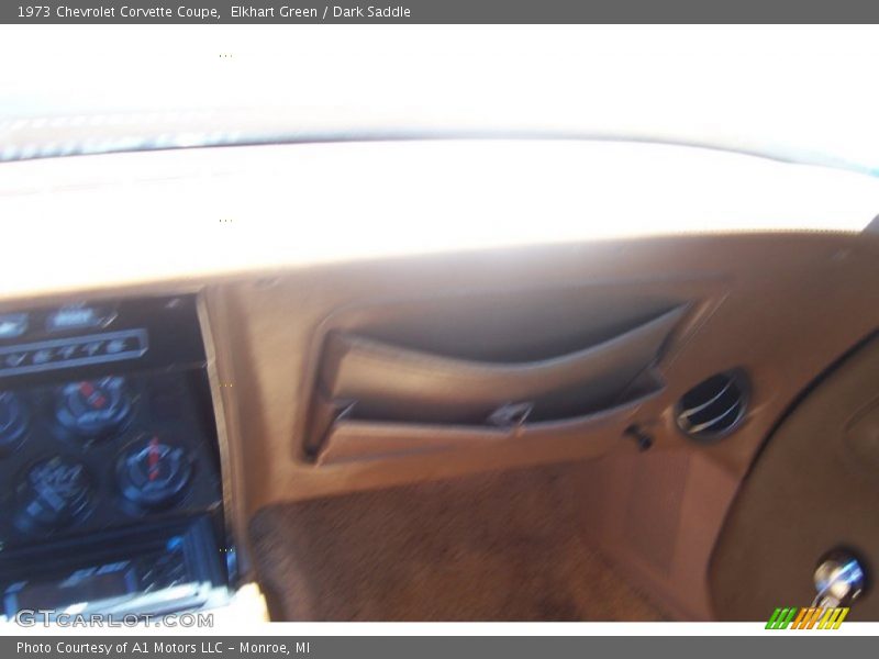Elkhart Green / Dark Saddle 1973 Chevrolet Corvette Coupe
